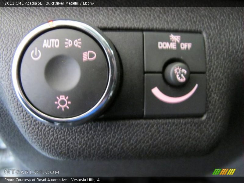 Quicksilver Metallic / Ebony 2011 GMC Acadia SL
