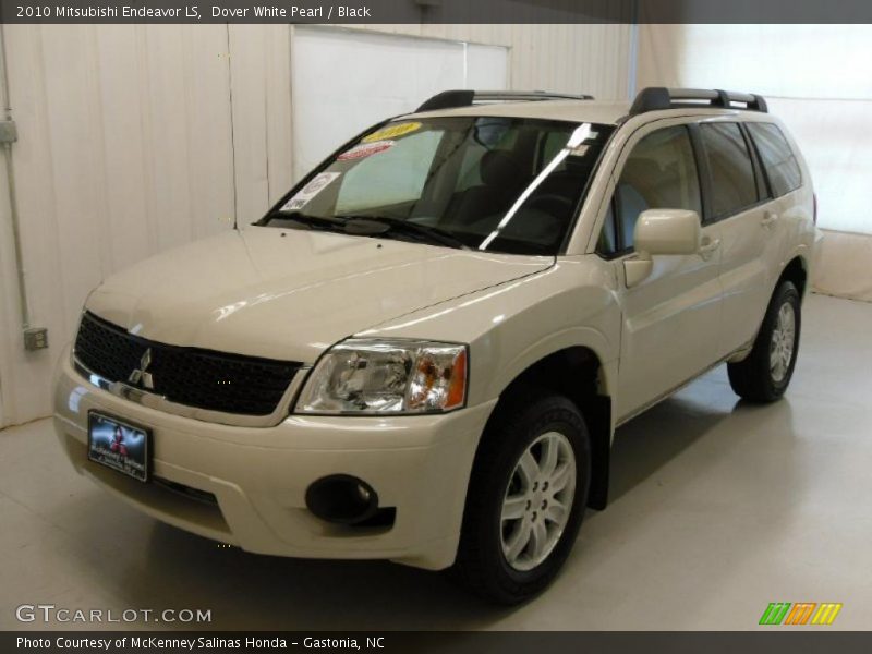 Dover White Pearl / Black 2010 Mitsubishi Endeavor LS