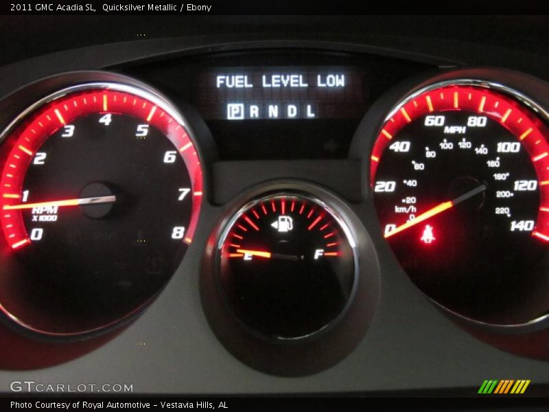 Quicksilver Metallic / Ebony 2011 GMC Acadia SL