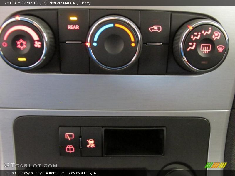Quicksilver Metallic / Ebony 2011 GMC Acadia SL