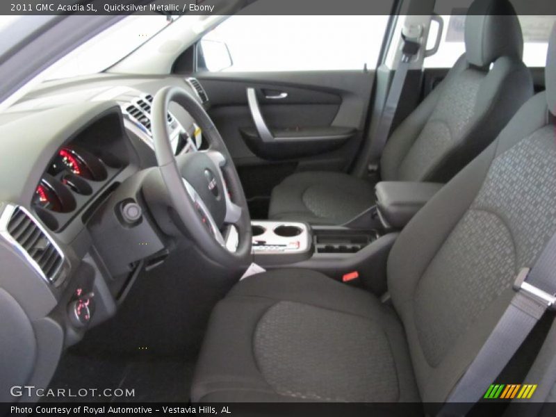 Quicksilver Metallic / Ebony 2011 GMC Acadia SL