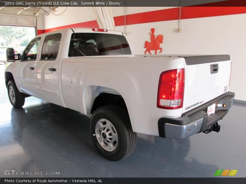 Summit White / Ebony 2011 GMC Sierra 2500HD SLE Crew Cab