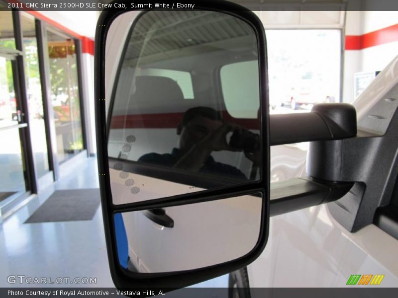Summit White / Ebony 2011 GMC Sierra 2500HD SLE Crew Cab