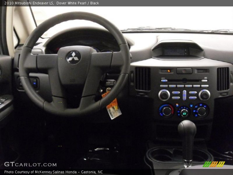 Dover White Pearl / Black 2010 Mitsubishi Endeavor LS