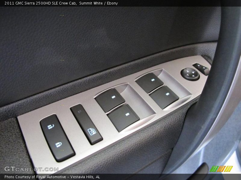 Summit White / Ebony 2011 GMC Sierra 2500HD SLE Crew Cab