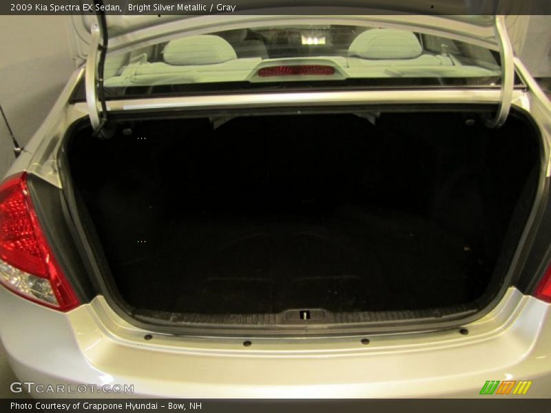 Bright Silver Metallic / Gray 2009 Kia Spectra EX Sedan