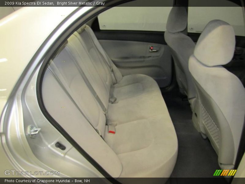 Bright Silver Metallic / Gray 2009 Kia Spectra EX Sedan