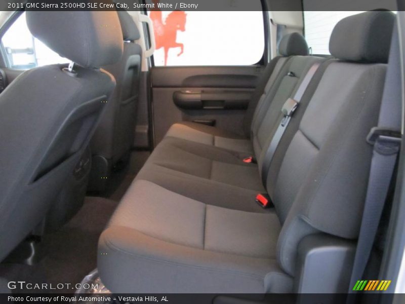 Summit White / Ebony 2011 GMC Sierra 2500HD SLE Crew Cab