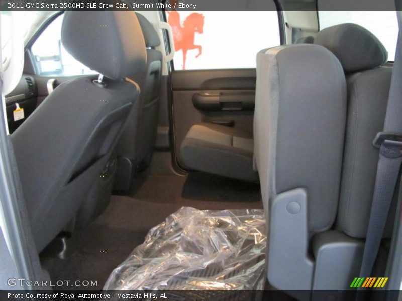 Summit White / Ebony 2011 GMC Sierra 2500HD SLE Crew Cab