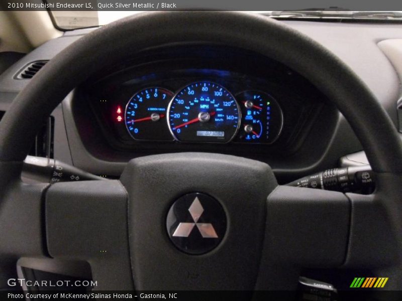 Quick Silver Metallic / Black 2010 Mitsubishi Endeavor LS