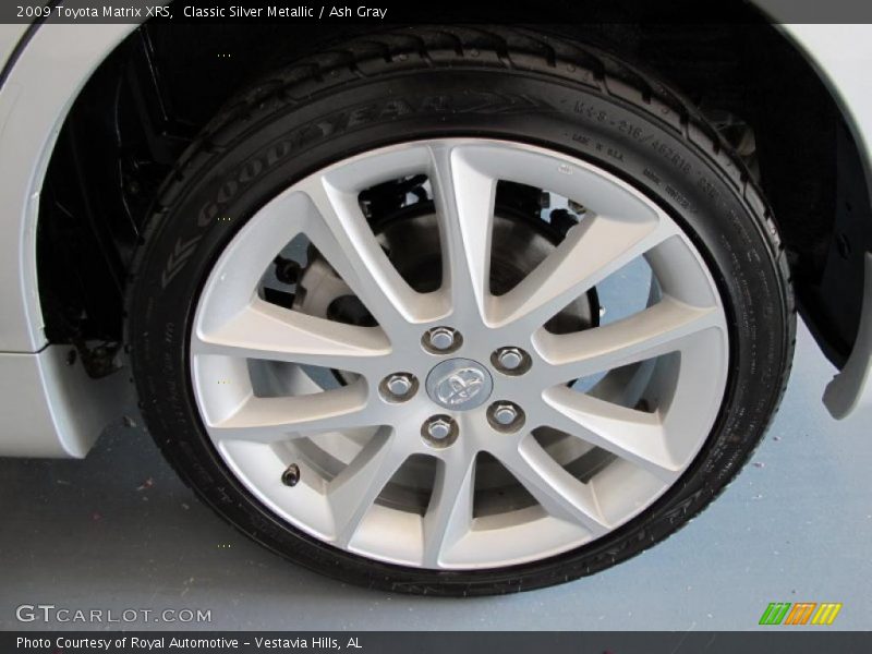 Classic Silver Metallic / Ash Gray 2009 Toyota Matrix XRS
