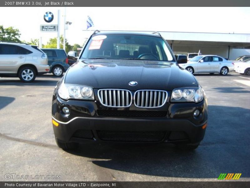 Jet Black / Black 2007 BMW X3 3.0si