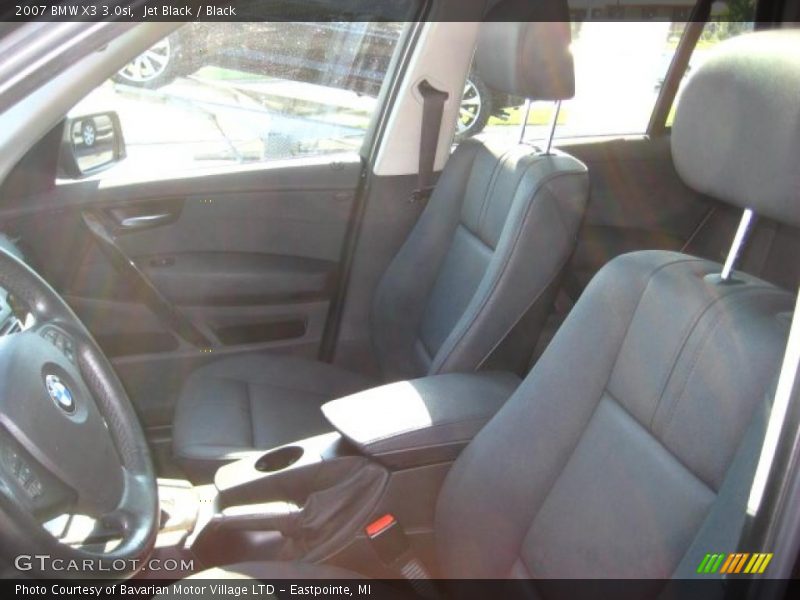 Jet Black / Black 2007 BMW X3 3.0si