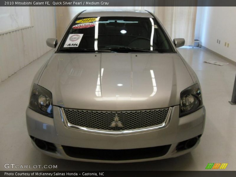 Quick Silver Pearl / Medium Gray 2010 Mitsubishi Galant FE