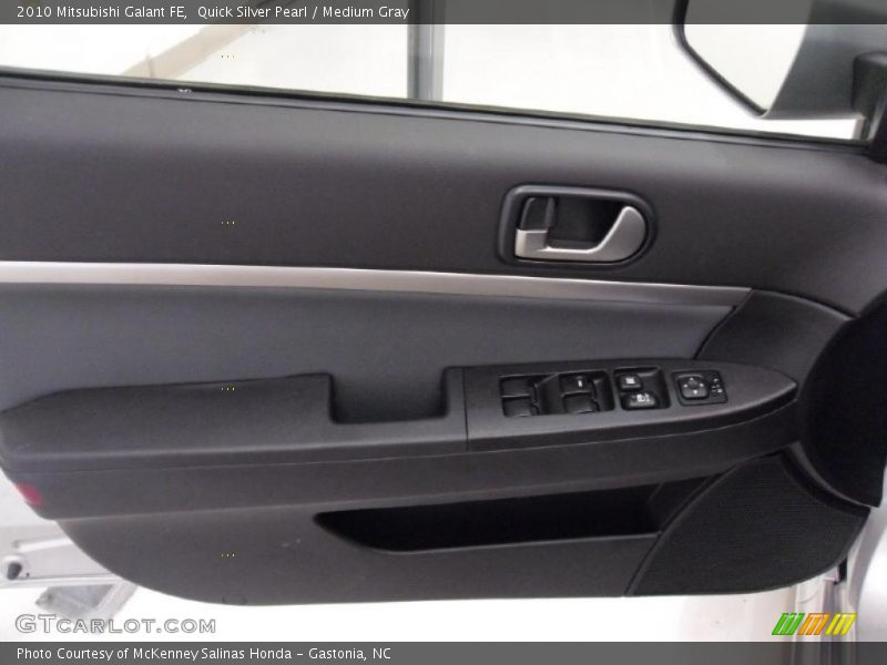 Quick Silver Pearl / Medium Gray 2010 Mitsubishi Galant FE