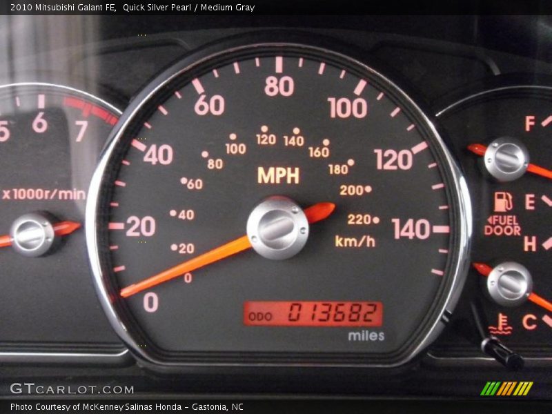 Quick Silver Pearl / Medium Gray 2010 Mitsubishi Galant FE