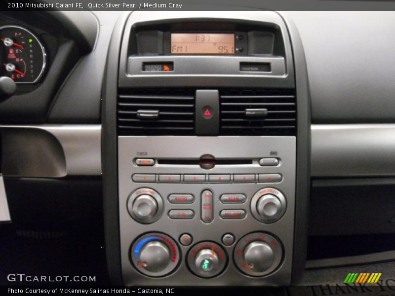 Quick Silver Pearl / Medium Gray 2010 Mitsubishi Galant FE