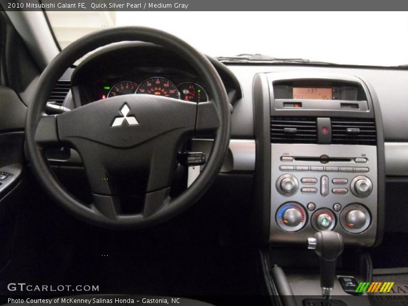 Quick Silver Pearl / Medium Gray 2010 Mitsubishi Galant FE