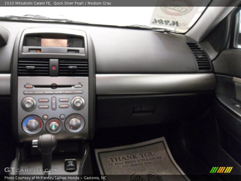 Quick Silver Pearl / Medium Gray 2010 Mitsubishi Galant FE