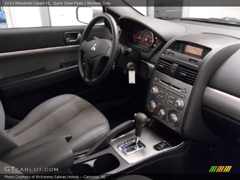 Quick Silver Pearl / Medium Gray 2010 Mitsubishi Galant FE