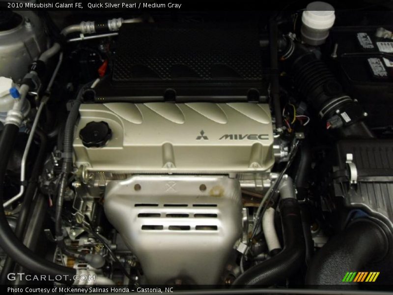 Quick Silver Pearl / Medium Gray 2010 Mitsubishi Galant FE