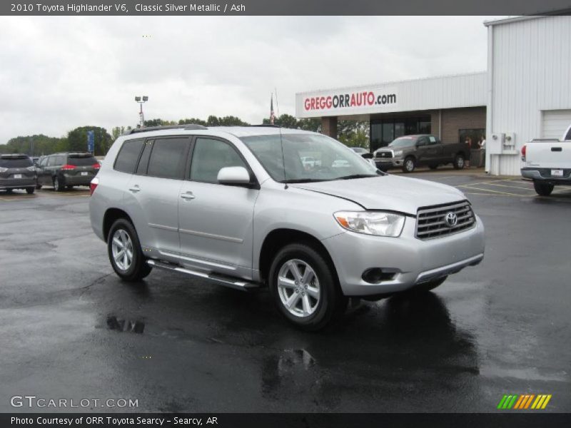 Classic Silver Metallic / Ash 2010 Toyota Highlander V6