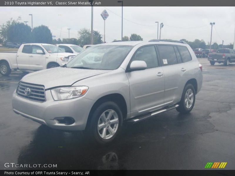 Classic Silver Metallic / Ash 2010 Toyota Highlander V6