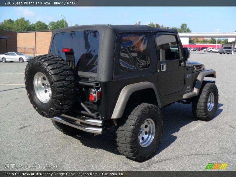 Black / Khaki 2006 Jeep Wrangler X 4x4