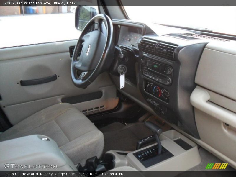 Black / Khaki 2006 Jeep Wrangler X 4x4