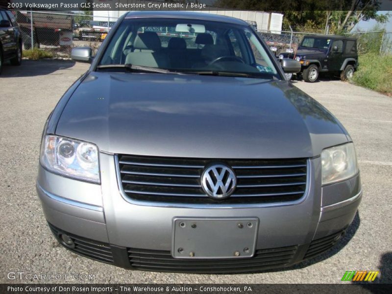 Silverstone Grey Metallic / Beige 2003 Volkswagen Passat GLS Sedan