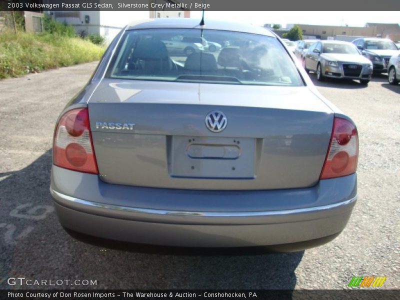 Silverstone Grey Metallic / Beige 2003 Volkswagen Passat GLS Sedan