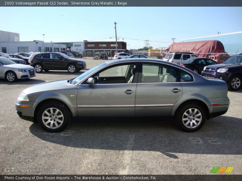 Silverstone Grey Metallic / Beige 2003 Volkswagen Passat GLS Sedan