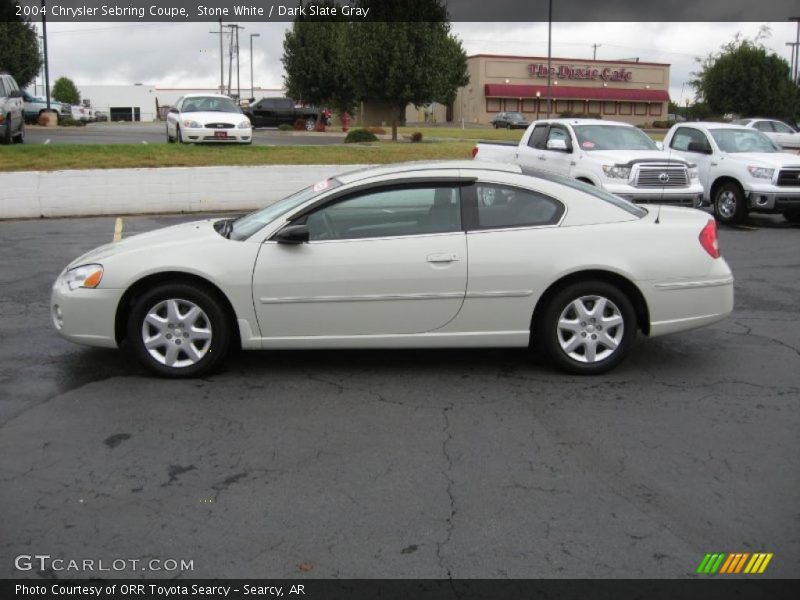 Stone White / Dark Slate Gray 2004 Chrysler Sebring Coupe
