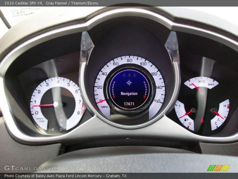 Gray Flannel / Titanium/Ebony 2010 Cadillac SRX V6