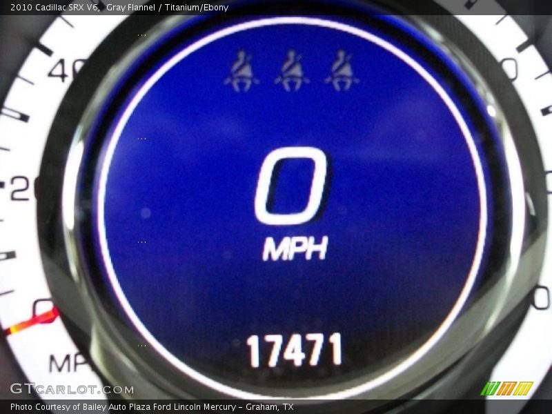 Gray Flannel / Titanium/Ebony 2010 Cadillac SRX V6