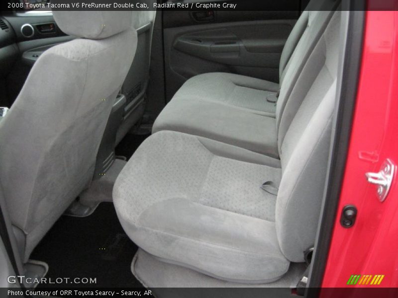 Radiant Red / Graphite Gray 2008 Toyota Tacoma V6 PreRunner Double Cab