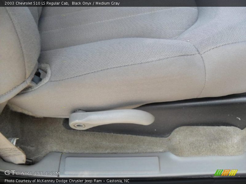 Black Onyx / Medium Gray 2003 Chevrolet S10 LS Regular Cab