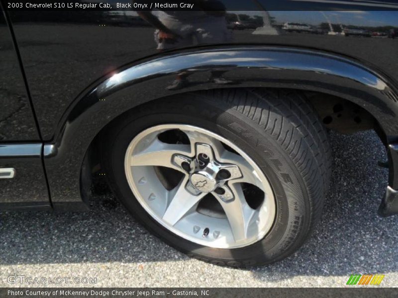 Black Onyx / Medium Gray 2003 Chevrolet S10 LS Regular Cab