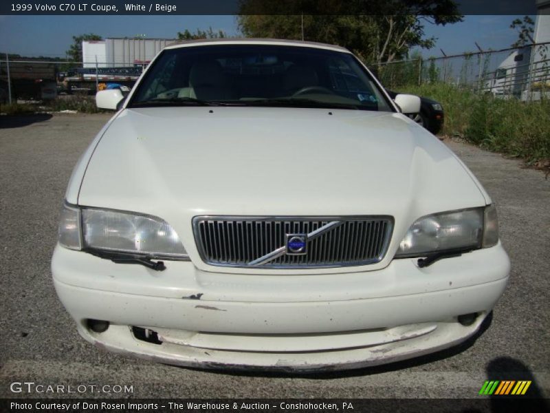 White / Beige 1999 Volvo C70 LT Coupe