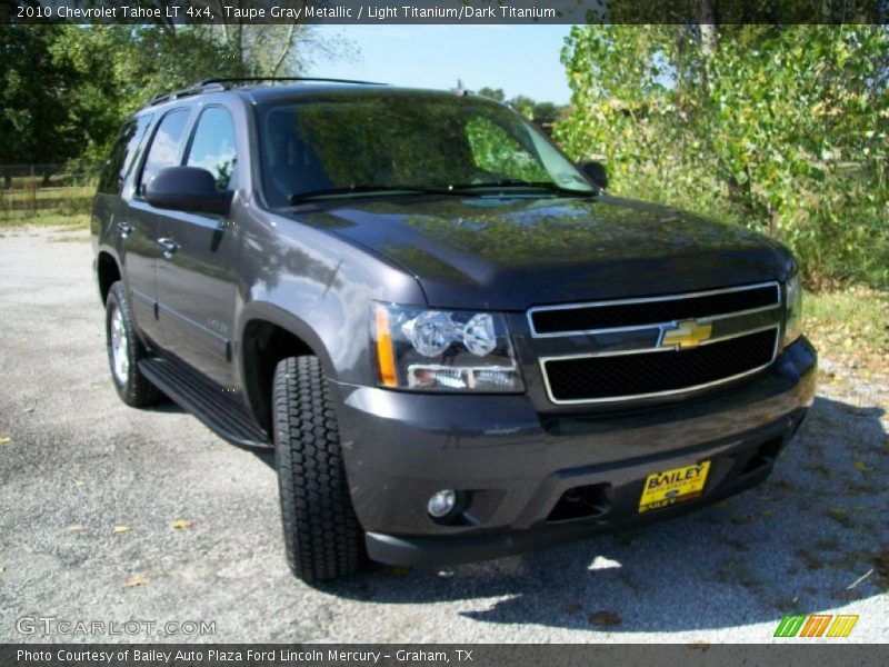 Taupe Gray Metallic / Light Titanium/Dark Titanium 2010 Chevrolet Tahoe LT 4x4