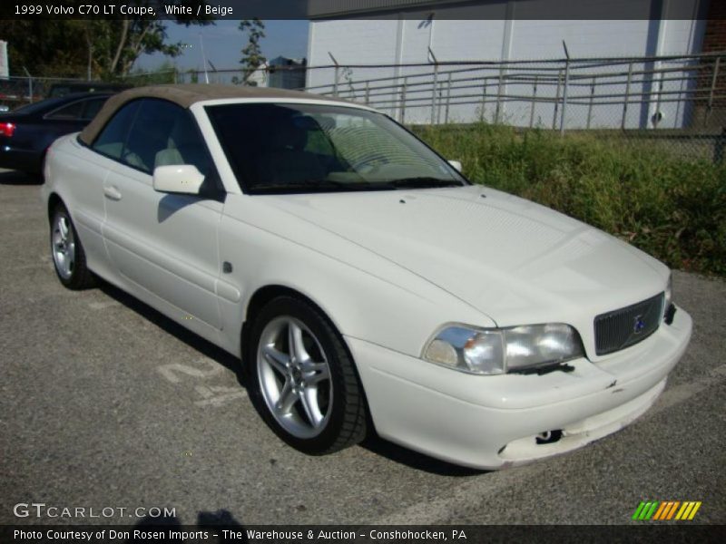 White / Beige 1999 Volvo C70 LT Coupe