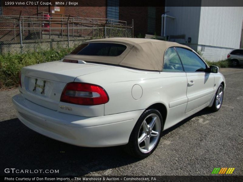 White / Beige 1999 Volvo C70 LT Coupe