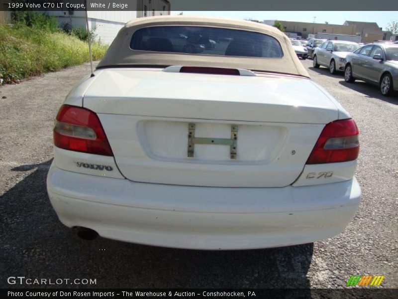 White / Beige 1999 Volvo C70 LT Coupe