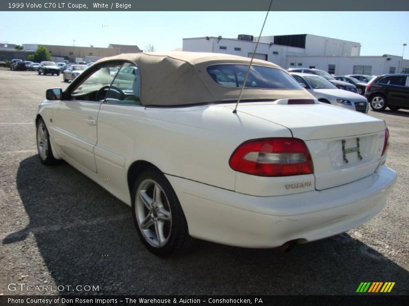 White / Beige 1999 Volvo C70 LT Coupe