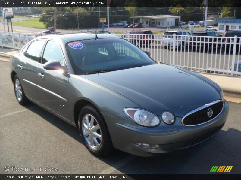 Steelmist Gray Metallic / Gray 2005 Buick LaCrosse CXL