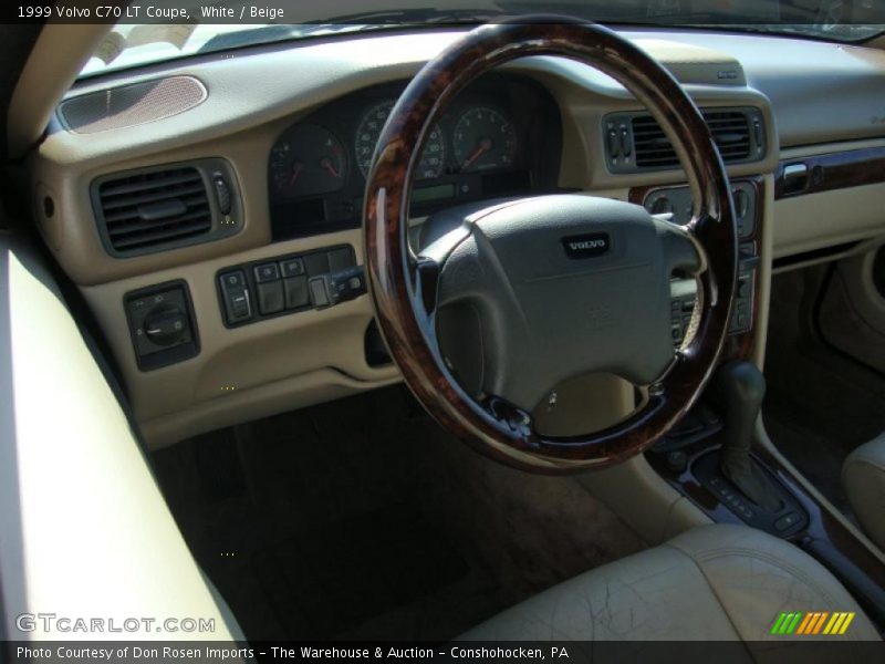 White / Beige 1999 Volvo C70 LT Coupe