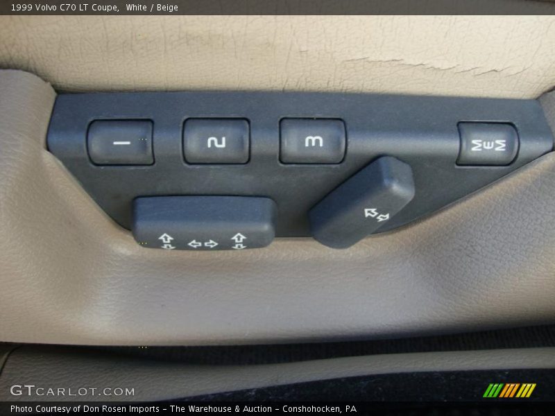 White / Beige 1999 Volvo C70 LT Coupe