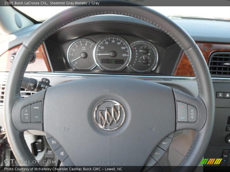 Steelmist Gray Metallic / Gray 2005 Buick LaCrosse CXL