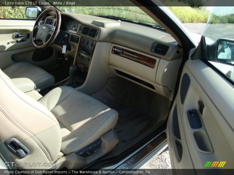 White / Beige 1999 Volvo C70 LT Coupe