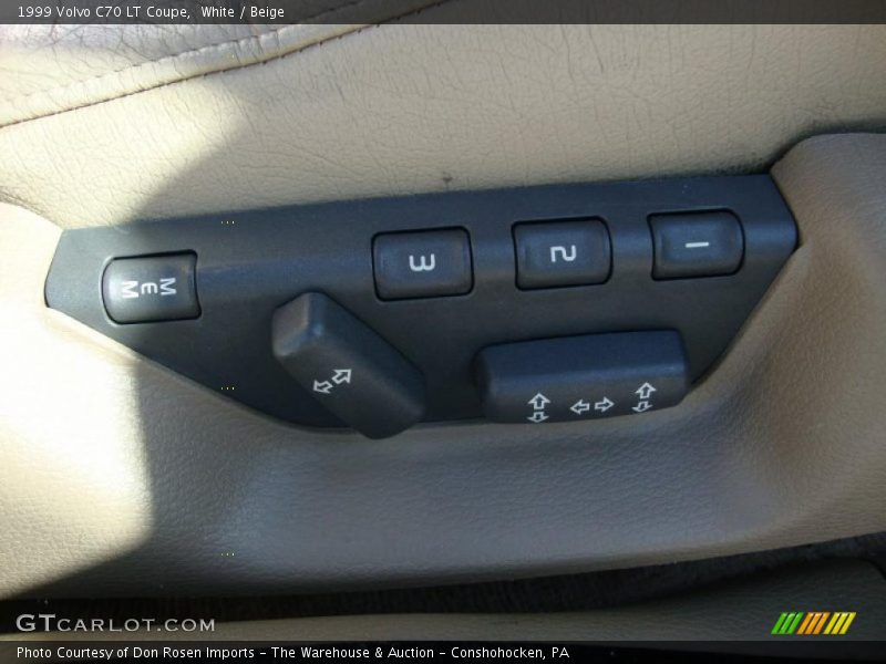 White / Beige 1999 Volvo C70 LT Coupe